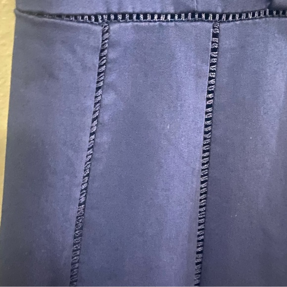 Parker Athena Lace-Up Blue Dress - Picture 5 of 9